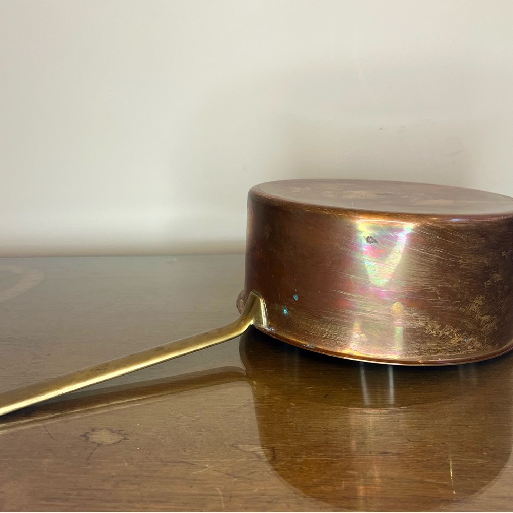 Spring Culinox 78 Copper/Stainless 4-quart Saucepan, 1970s Vintage, Switzerland - Picture 8 of 16